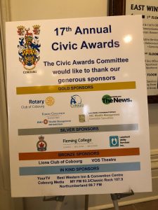 17th Annual Civic Awards in Cobourg