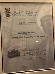 Distinguised Community Service Award