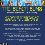 beach bums show poster