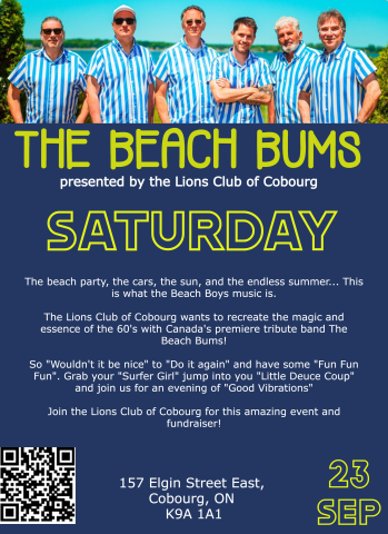 beach bums show poster