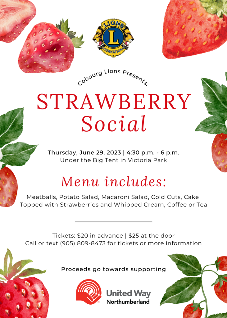 Strawberry Social Poster